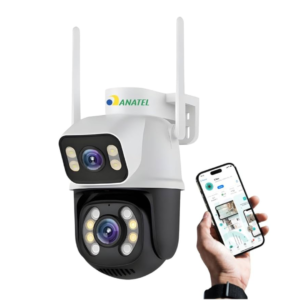 CÂMERA IP EXTERNA 1 LENTE, 2 LENTES