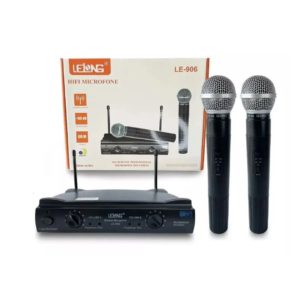 MICROFONE PROFISSIONAL SEM FIO LELONG LE-906